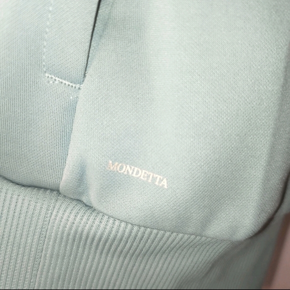 Mondetta Hoodie Womens XL Seafoam Green Lightweight Sweatshirt Pullover - Picture 4 of 5